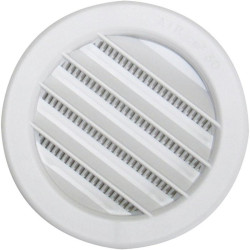 GRILLE PLAST A AUVENT D57 BLC