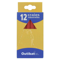 BOITE 12 CRAIES ROUGE 12CM