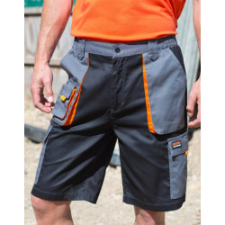 SHORT GRIS / NOIR / ORANGE 2XL