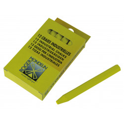 ETUI 12 CRAIES JAUNES 12 CM